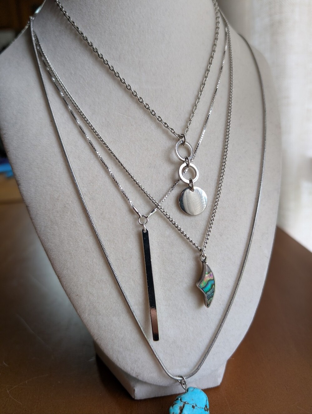 Silver Jewelry Bundle | 4 Necklaces + Earrings | Vintage & Reworked